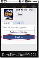 Facebook Check In to Movies and TV Shows