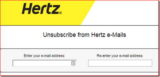 Hertz junk mail - DaveTavres.com